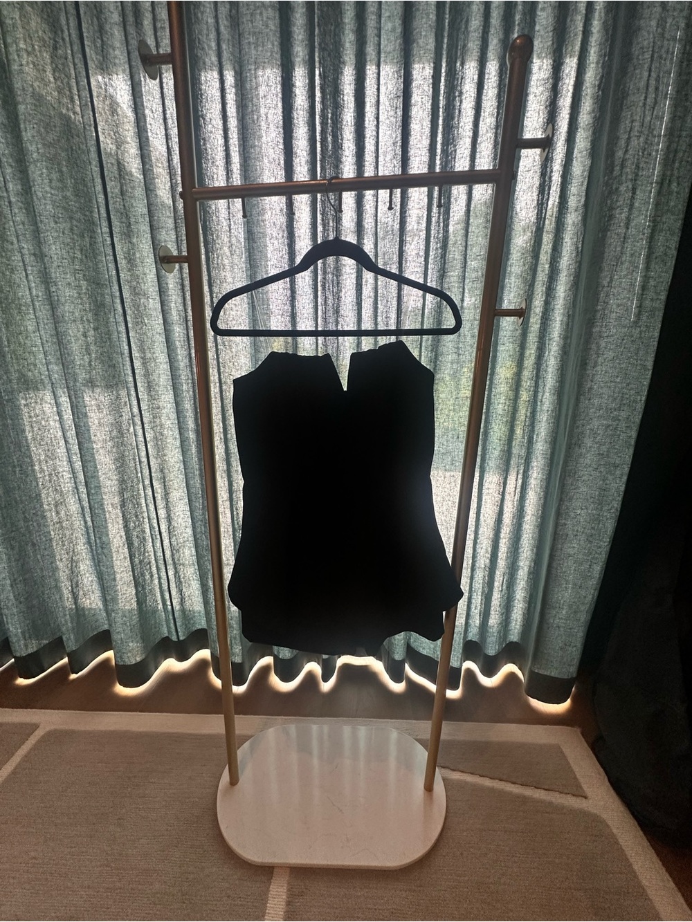 DO+BE Black Sleeveless Peplum Camisole